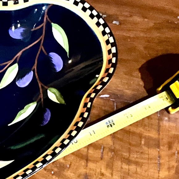 Vintage Gates Ware Laurie Gates Handpainted Vegetable Serving Plate Grammycore - Picture 5 of 7